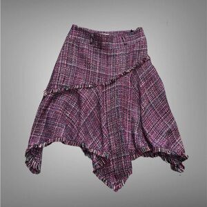Y2K Div of Junction West Purple Tweed Women's Skirt